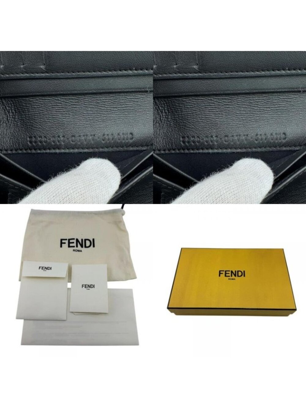 Fendi Hook Baguette Bifold Wallet - Picture 8 of 8